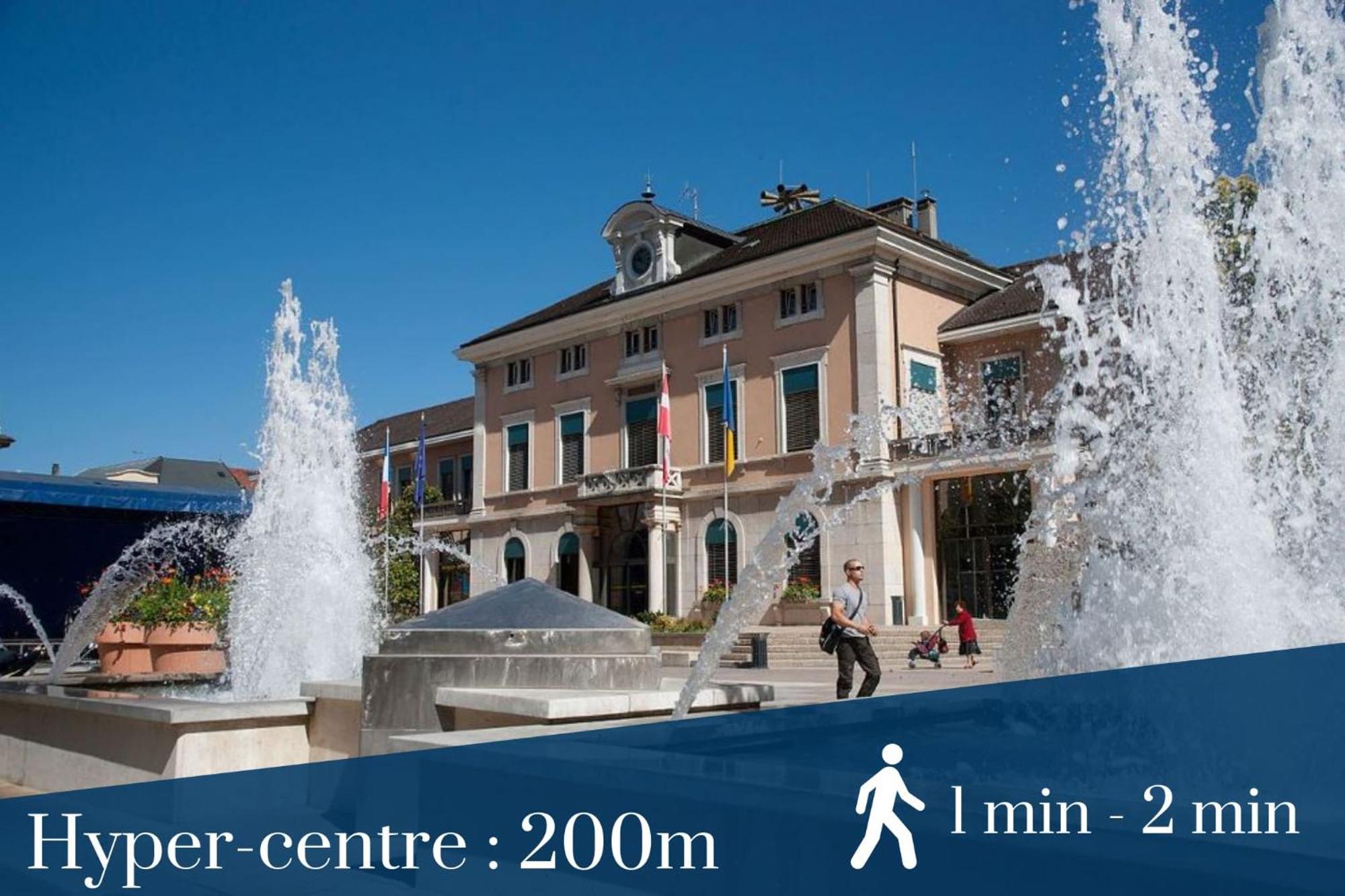 Homey Forest - Hypercentre - Proche Gare Et Tram - Wifi & Netflix Annemasse Exteriér fotografie